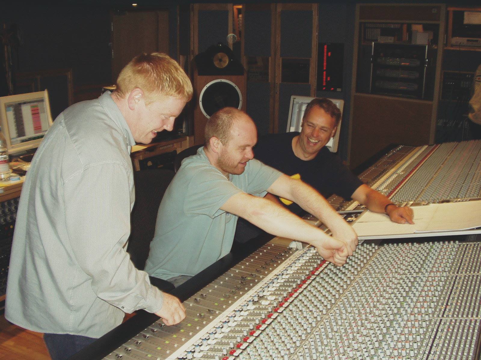 Peter and co. in the studio